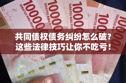 济南共同债权债务纠纷怎么破？这些法律技巧让你不吃亏！