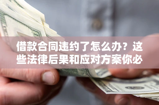 济南借款合同违约了怎么办？这些法律后果和应对方案你必须知道