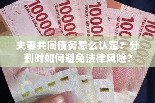 济南夫妻共同债务怎么认定？分割时如何避免法律风险？